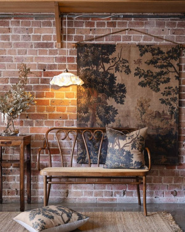 Alice petite ivory pendant light shade - Ramble Interiors