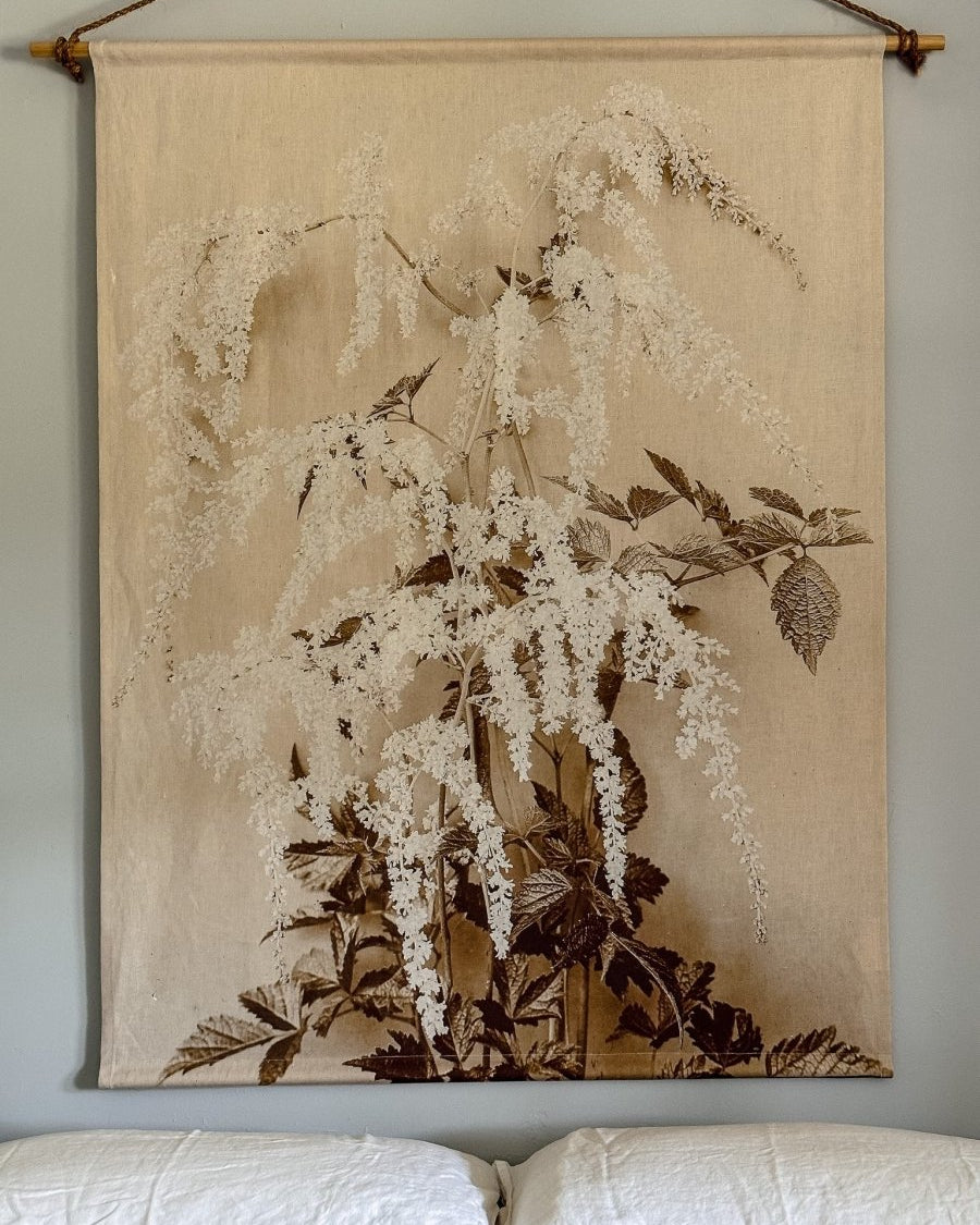 Betsy floral linen wall hanging - Ramble Interiors