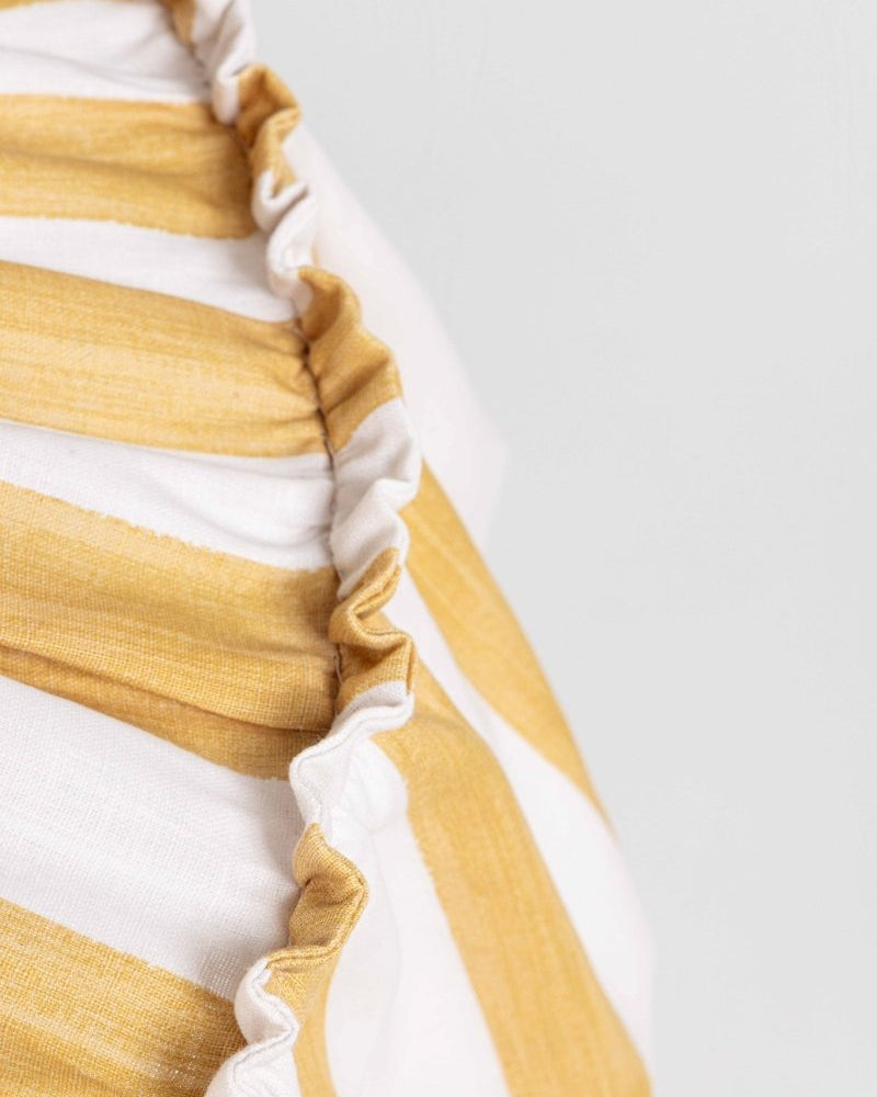 Harriet Stripe ruffle pendant light shade - Ramble Interiors