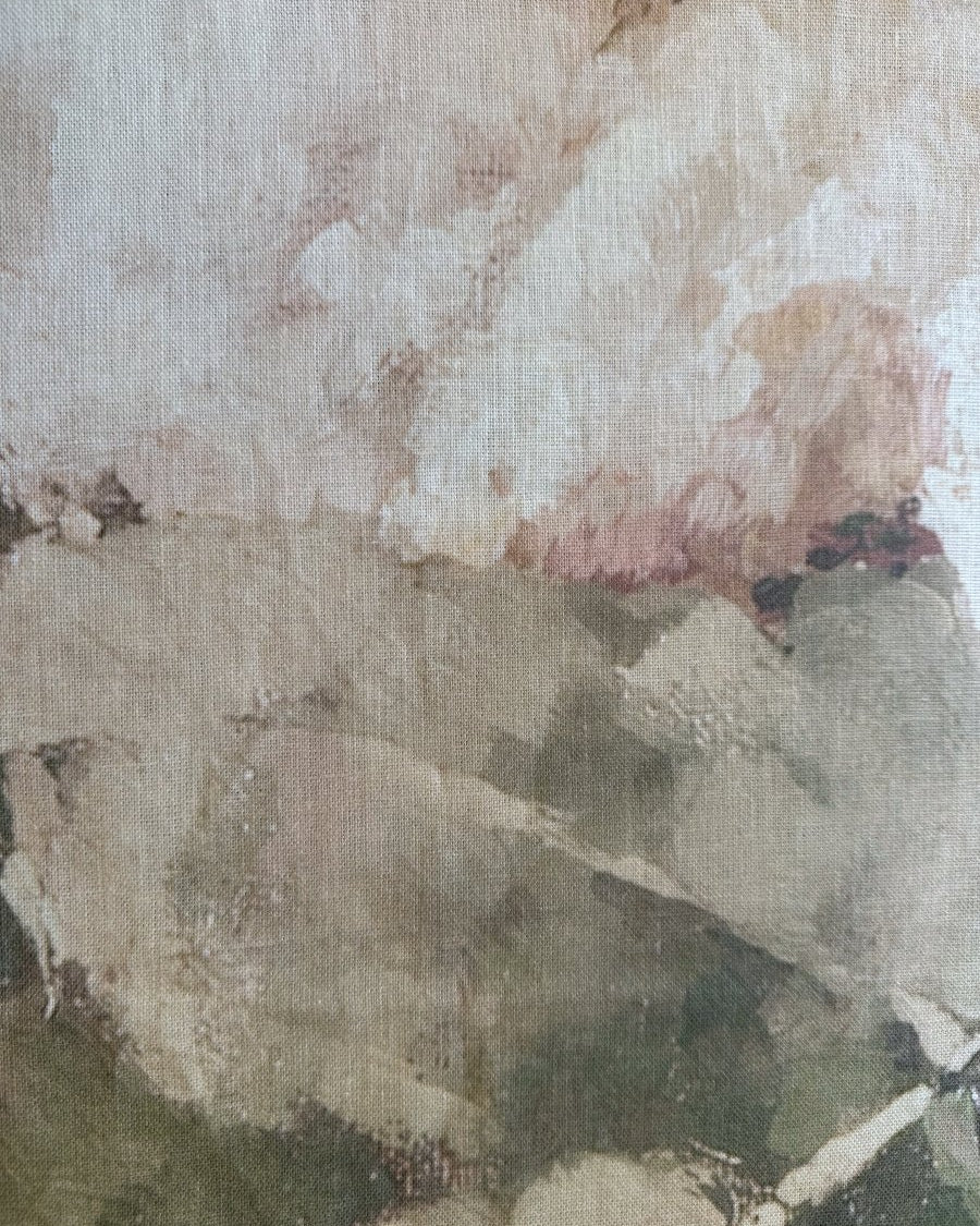 Muse Roses linen wall hanging - Ramble Interiors