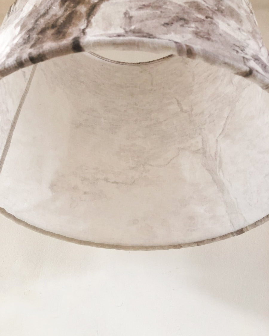 Trees linen pendant light shade I - Ramble Interiors