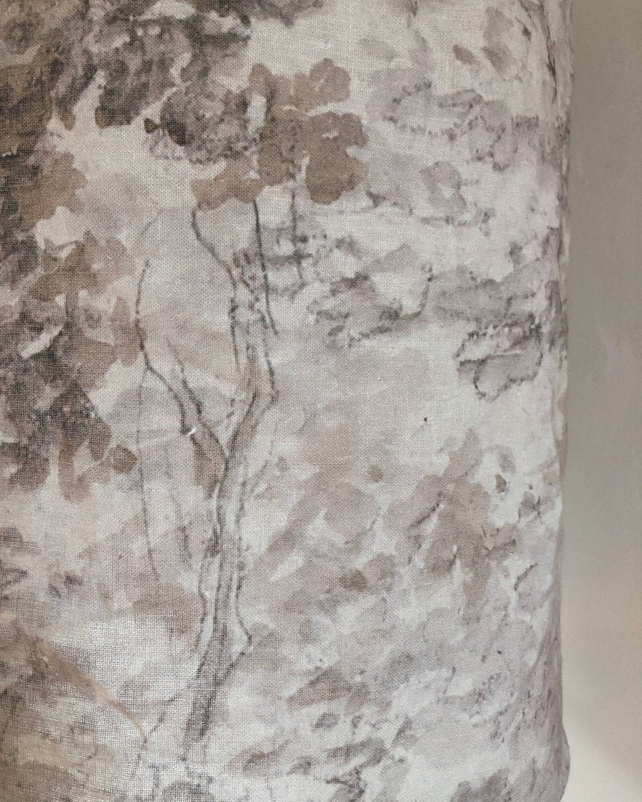 Trees linen pendant light shade I - Ramble Interiors