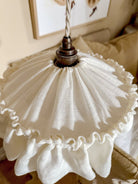 Alice petite ivory pendant light shade - Ramble Interiors