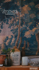 XL Blue Tapestry wall hanging - Ramble Interiors