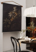 Passion Flowers linen wall hanging - Ramble Interiors