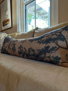 Golden tapestry lumbar cushion - Ramble Interiors