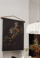 Vaucluse ruffle linen pendant light shade ivory 60CM - 1M DIA - Ramble Interiors