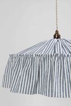 Harriet Stripe ruffle pendant light shade - Ramble Interiors