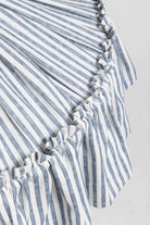 Harriet Stripe ruffle pendant light shade - Ramble Interiors