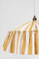 Harriet Stripe ruffle pendant light shade - Ramble Interiors