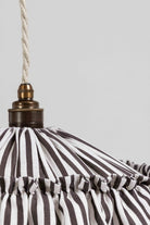 Harriet Stripe ruffle pendant light shade - Ramble Interiors