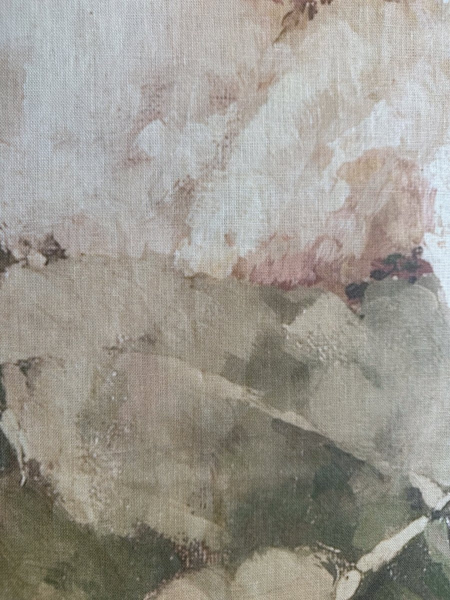 Muse Roses linen wall hanging - Ramble Interiors