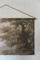 Foliage III Landscape linen wall hanging - Ramble Interiors