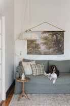 Foliage III Landscape linen wall hanging - Ramble Interiors