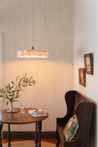 Lydia - shallow pleat pendant light shade - Ramble Interiors