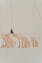Lydia - shallow pleat pendant light shade - Ramble Interiors