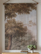 Foliage I Portrait linen wall hanging - Ramble Interiors