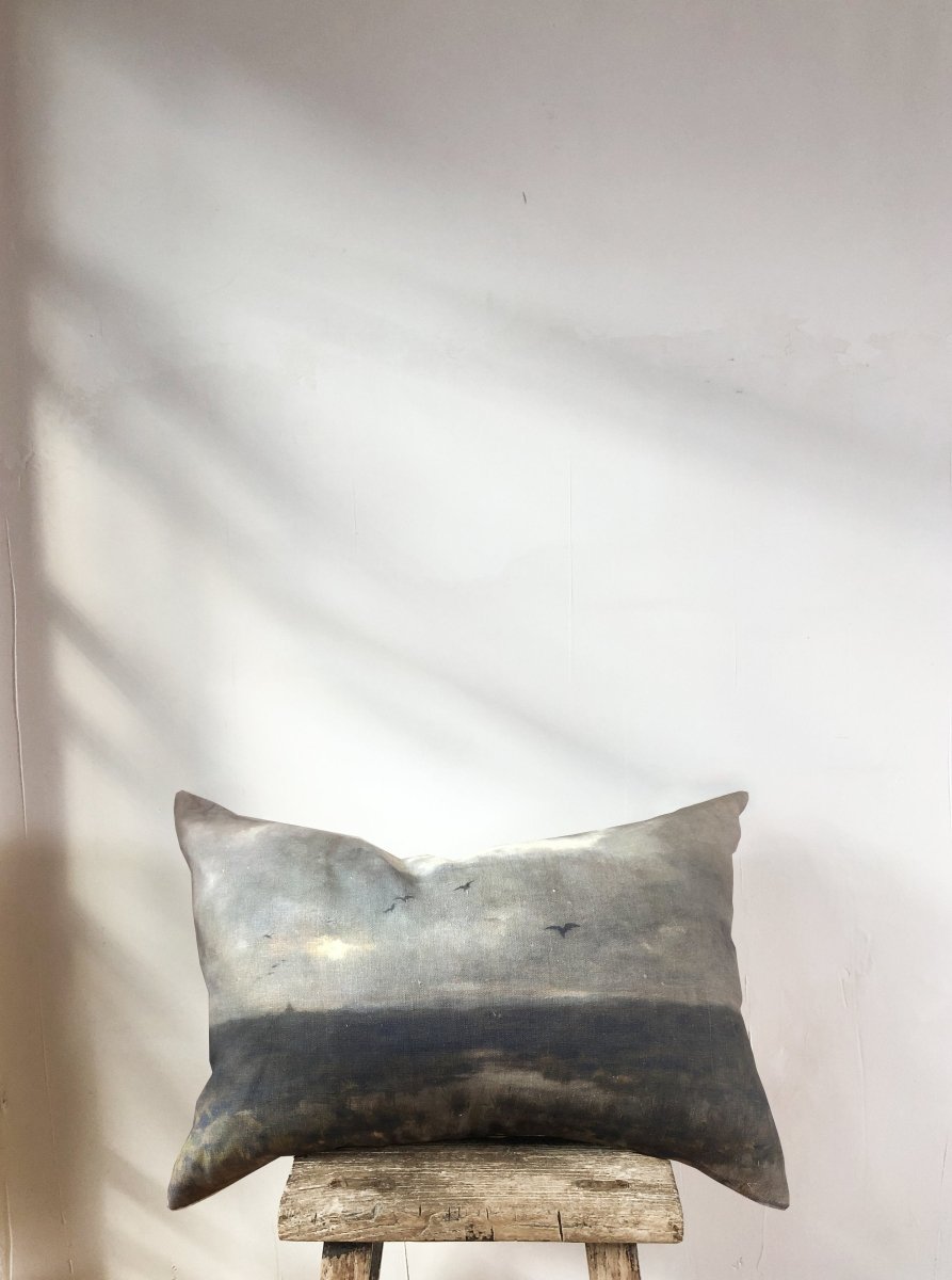 Marshes - linen cushion - Ramble Interiors
