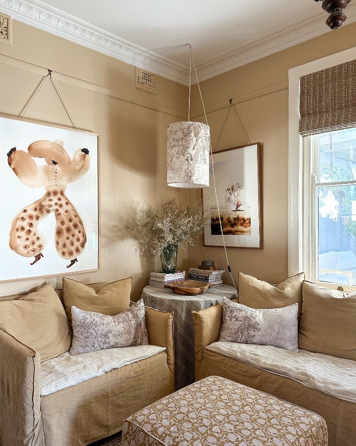 Trees Small linen cushion - Ramble Interiors