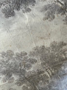 Smokey grey trees linen wall hanging - Ramble Interiors