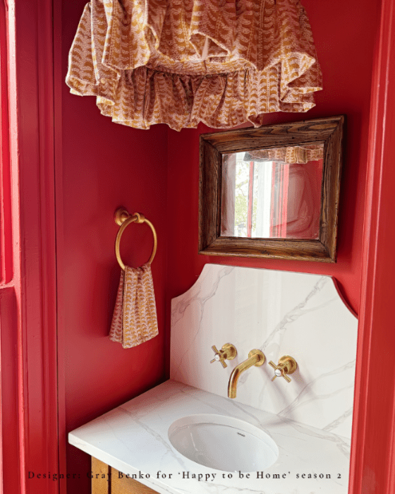 Cotswolds ruffle saffron pendant light shade - Ramble Interiors