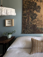 Golden tapestry linen wall hanging - Ramble Interiors
