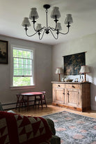 Blue tapestry linen wall hanging - Ramble Interiors
