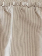 valentina beige pinstripe ruffle pendant light shade - Ramble Interiors
