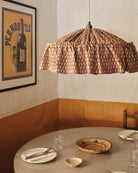 Walter G ruffle pendant light shade - Ramble Interiors