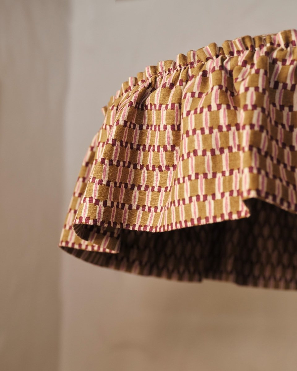 Walter G ruffle pendant light shade - Ramble Interiors